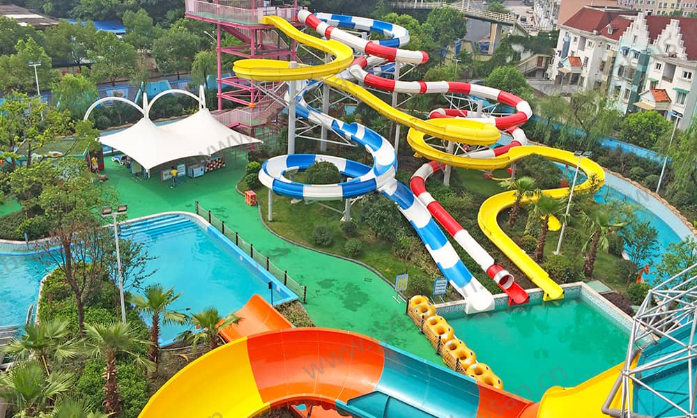 浙江杭州浪浪浪水公园螺旋滑道 浙江杭州浪浪浪水公园螺旋滑道